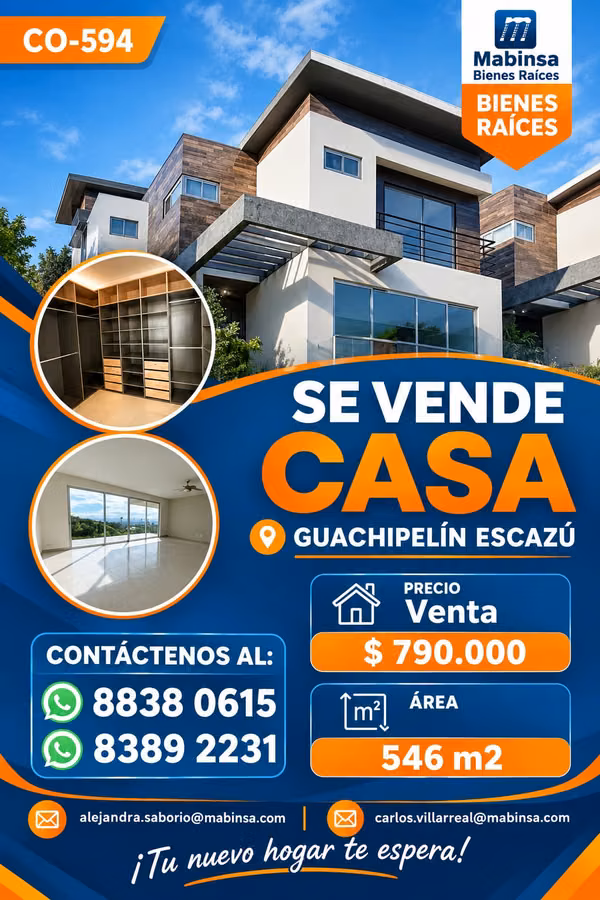 CO-594 | Condominio en Guachipelín, Escazú