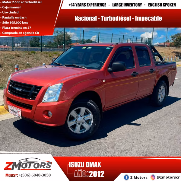 ISUZU DMAX 2012