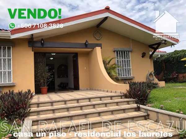 VENDO! Hermosa  Casa de 1 Piso – Los Laureles, San Rafael, Escazú.