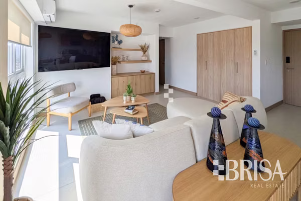 Apartamento 2 habitaciones en Jacó Live, piso alto con vista a la montaña
