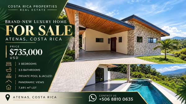 Brand-New Luxury Home in Atenas