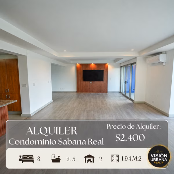 3-Bedroom Apartment with Appliances and Panoramic Views in La Sabana