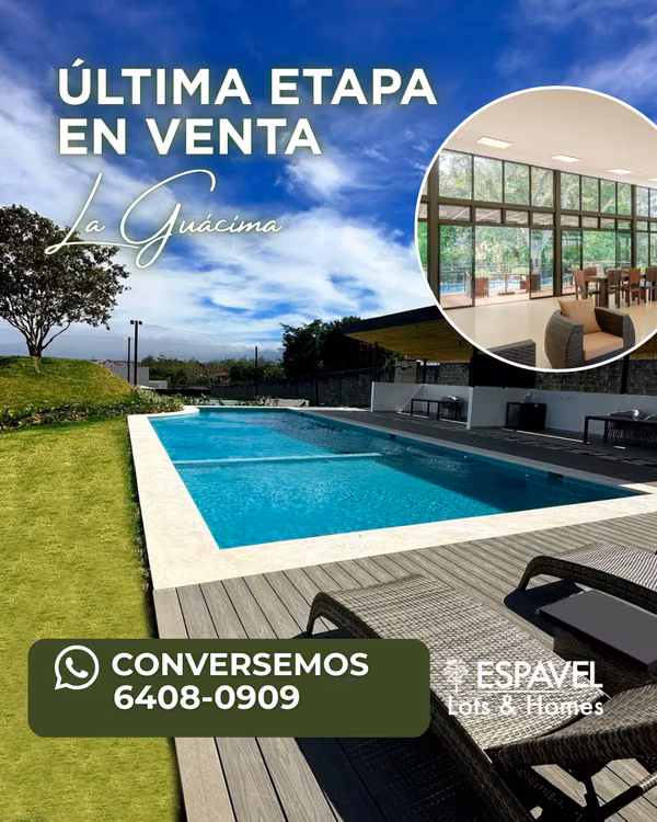 Lote en la Guácima de Alajuela en Condominio Espavel