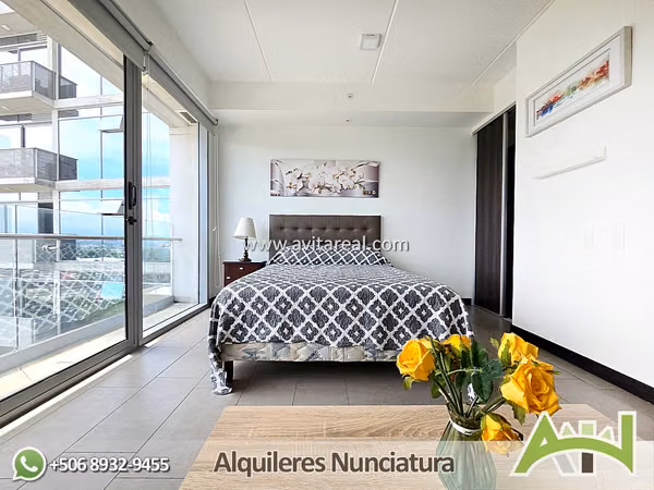 Furnished Studio apartment in QBO Nunciatura | WiFi internet