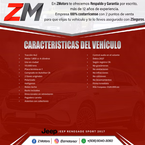 JEEP RENEGADE SPORT 2017