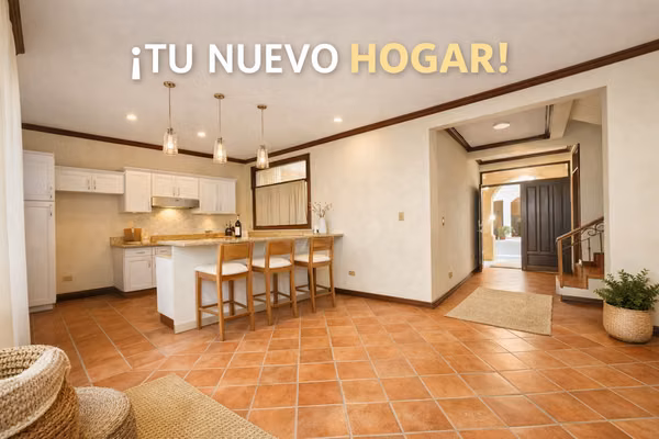 House for rent in Escazú Guachipelín, gated community with patio
