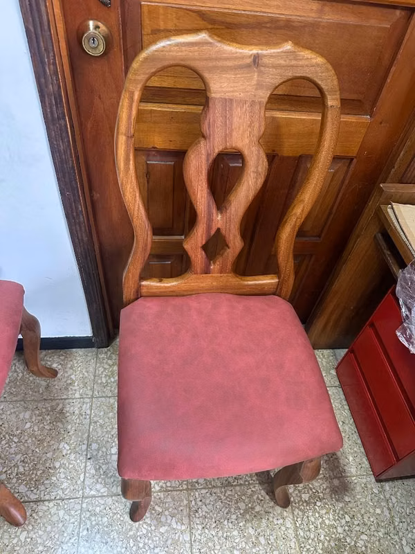 3 Solid wood chairs
