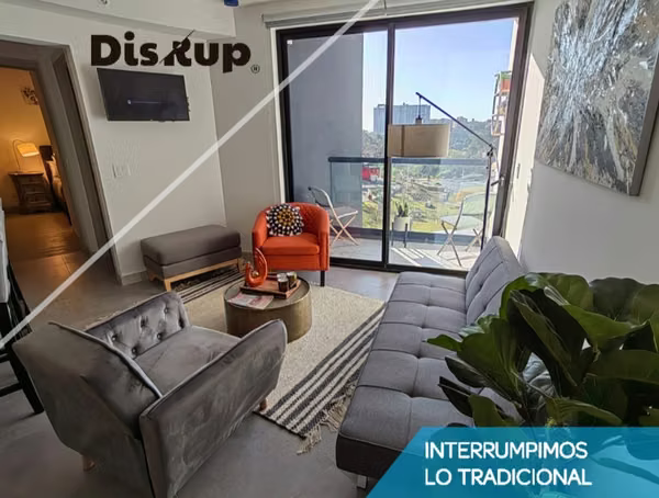 Alquiler de Apartamento  amueblado de 2 habitaciones en Núcleo Sabana