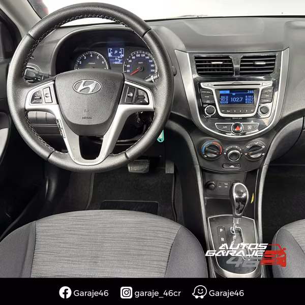 HYUNDAI ACCENT BLUE 2017