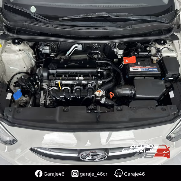 HYUNDAI ACCENT BLUE 2017