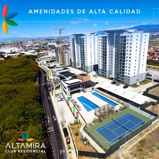 Apartamento amueblado en alquiler - Condominio Altamira, San Pablo de Heredia