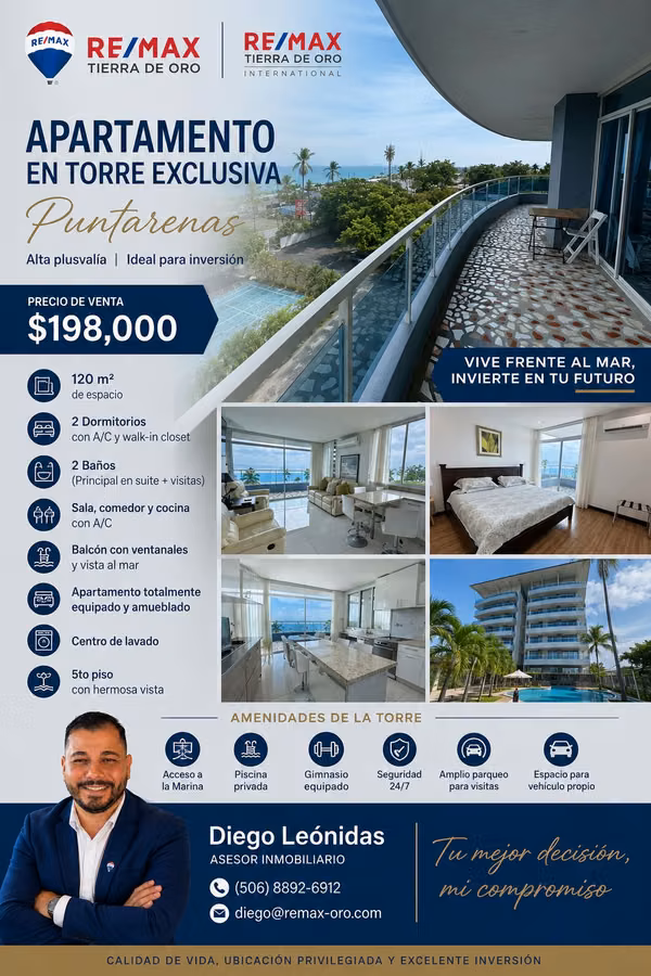 OCEAN VIEW LUXURY CONDO IN TORRES PUNTARENAS