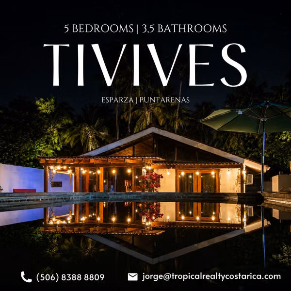 OCEANFRONT HOME WITH RESORT-STYLE POOL AND GUEST BUNGALOW IN PLAYA TIVIVES