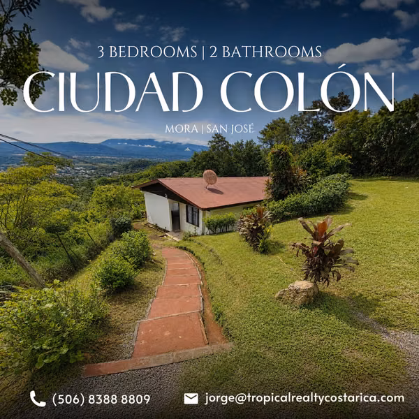 Panoramic View Home on a Large Lot in Ciudad Colón