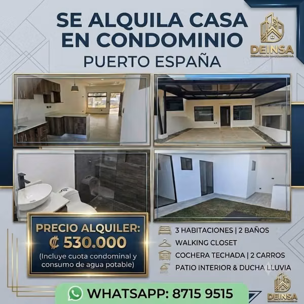 Alquiler Casa 3 habitaciones Puerto España