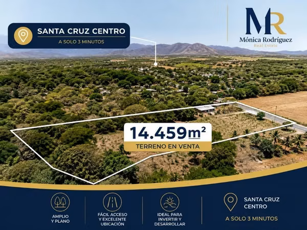 14,459 m² Development Property on Main Highway Santa Cruz, Guanacaste
