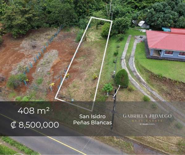 Lot for sale - 124; San Isidro de Peñas Blancas - 124; 408 m ² - 124; 9,500,000