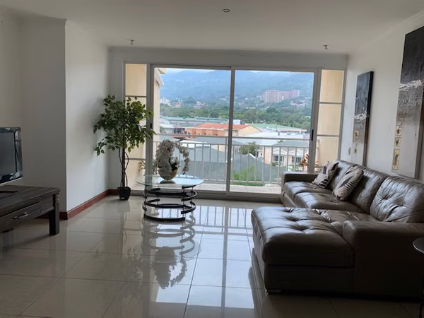 APARTAMENTO AMOBLADO EN ALQUILER | GUACHIPELÍN DE ESCAZÚ