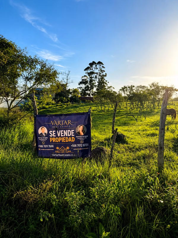 LOT FOR SALE IN CARTAGO 4500m2