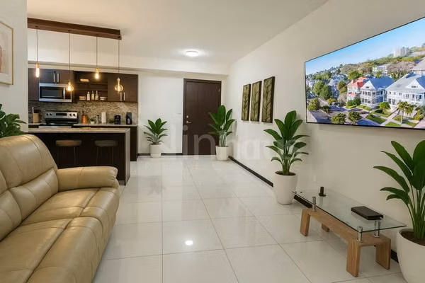 Alquiler de apartamento con jardin y terraza