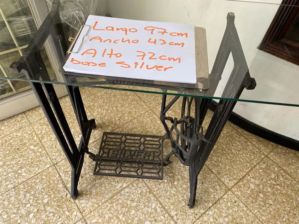 Metallic Base Table