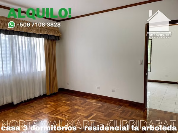 ALQUILO! Exclusiva Casa de 1 Piso – Norte de Walmart Curridabat