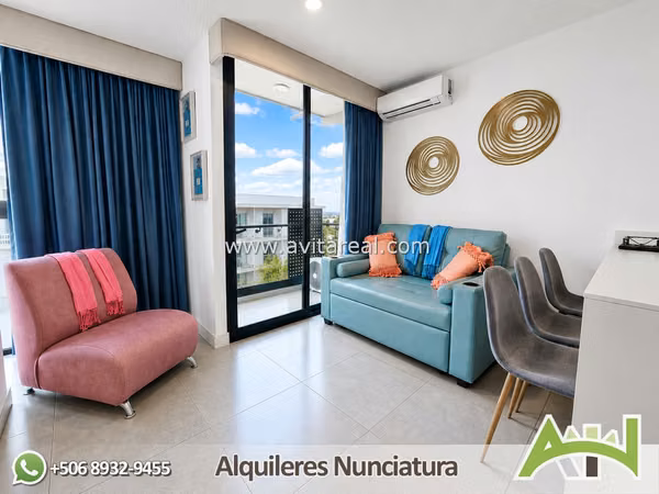 Furnished studio apartment | Sky Garden | A/C