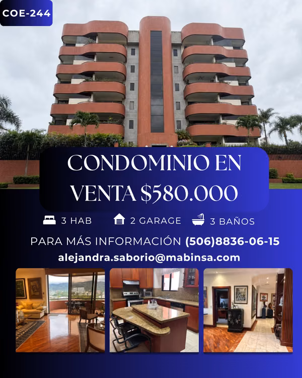 COE-244 HOUSING CONDO IN BEAUTIFUL TREJOS.
