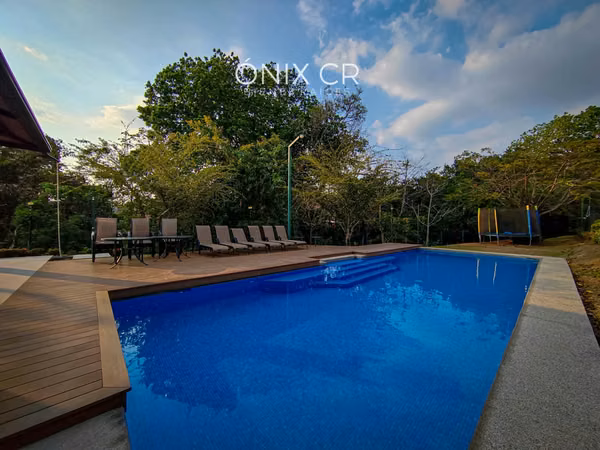 LOT FOR SALE IN GUACIMA ALAJUELA IN CONDOMINIUM WITH POOL AND SOCIAL AREAS 300m2