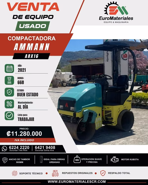 ARX16 AMMANN COMPACTADORA - Year 2021