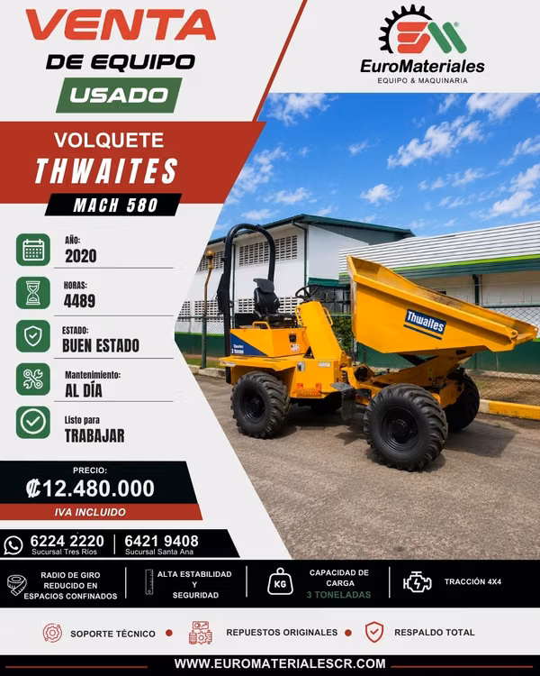 MACH 580 THWAITES VOLQUETE -year 2020