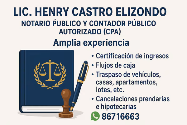 Abogado, Notario y Contador Publico (CPA)