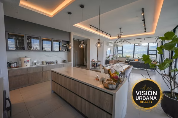 Furnished 3-Bedroom Penthouse + Office in AIRE Nunciatura