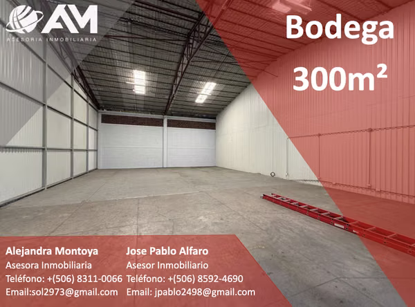 BODEGA EN TIBAS 300m²