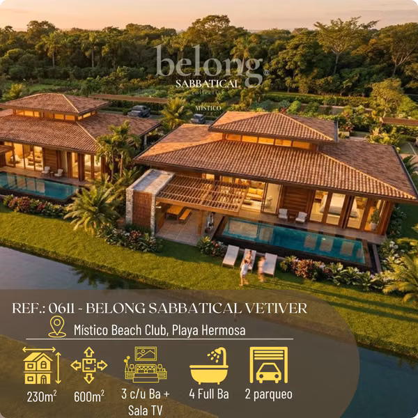 Casas de Playa Lujosas de 1 Nivel desde $625,000 | Místico Beach Club