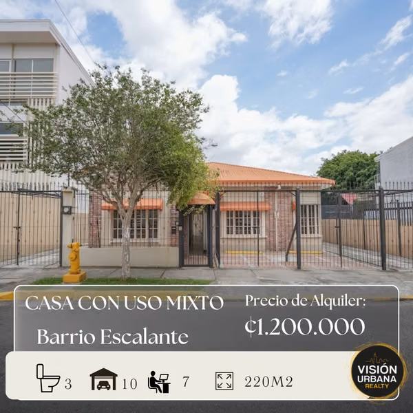 Office building with 10 parking spaces in Barrio Escalante