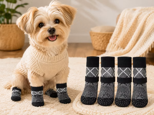 6 non-slip stockings for small dog size S