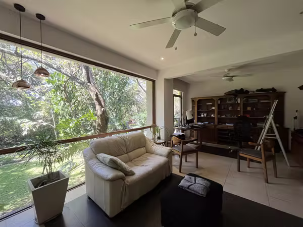 CASA AMUEBLADA EN ALQUILER LOMAS DEL VALLE SANTA ANA 2 HAB CÓD JV374