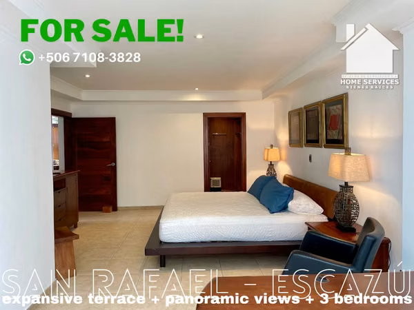 SE VENDE | APARTAMENTO DE 3 HABITACIONES CON ENTRADA PRIVADA, AMPLIA TERRAZA Y VISTAS PANORÁMICAS