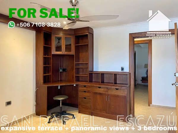 SE VENDE | APARTAMENTO DE 3 HABITACIONES CON ENTRADA PRIVADA, AMPLIA TERRAZA Y VISTAS PANORÁMICAS