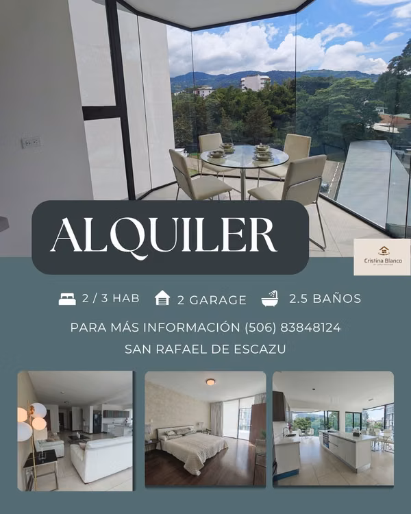 Alquiler de condominio de 2 o 3 habitaciones