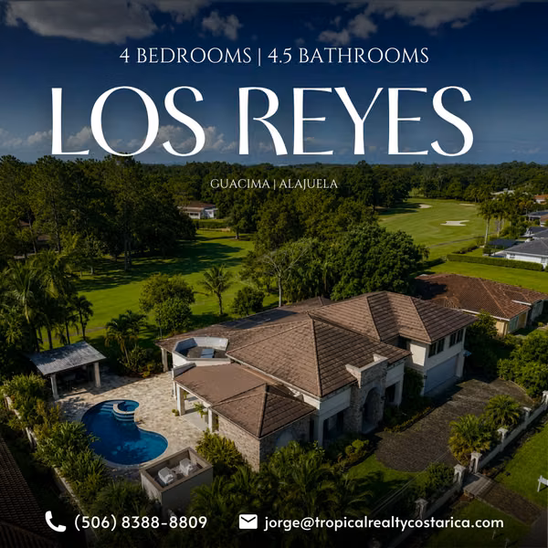 Luxury Golf Front Home for Sale in Hacienda Los Reyes | Private Heated Pool | US$950,000