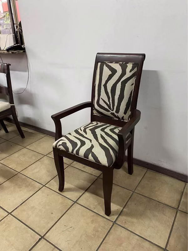 Butaca chair in Cedro wood. Imported as New