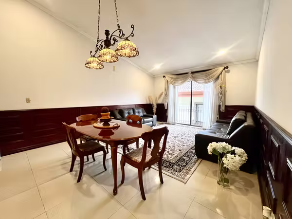 AMOBLADO O SOLO LINEA BLANCA  120M2 A PASOS DE AVENIDA ESCAZU CON MEZZANINE EN ESCAZU