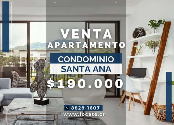 Modern apartment for sale in a resort in Santa Ana!