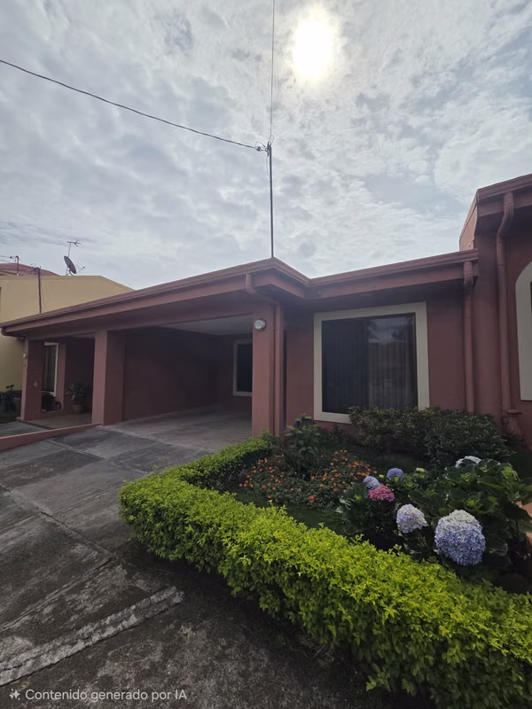 VENTA DE CASA EN CONDOMINIO EN SAN FRANCISCO, HEREDIA