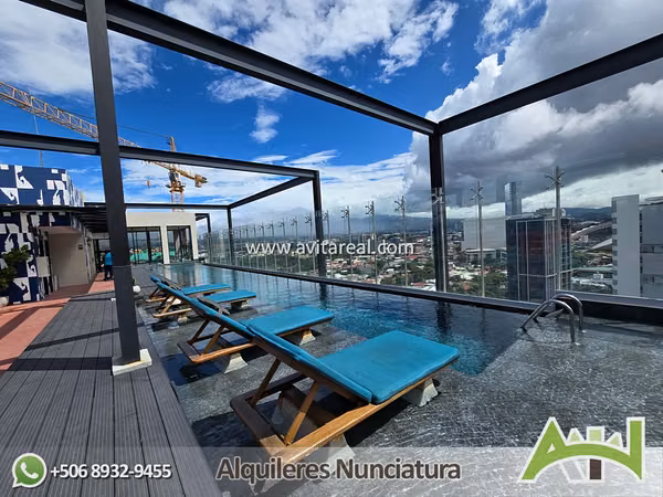 Apartamento estudio amueblado | Sky Garden | AC