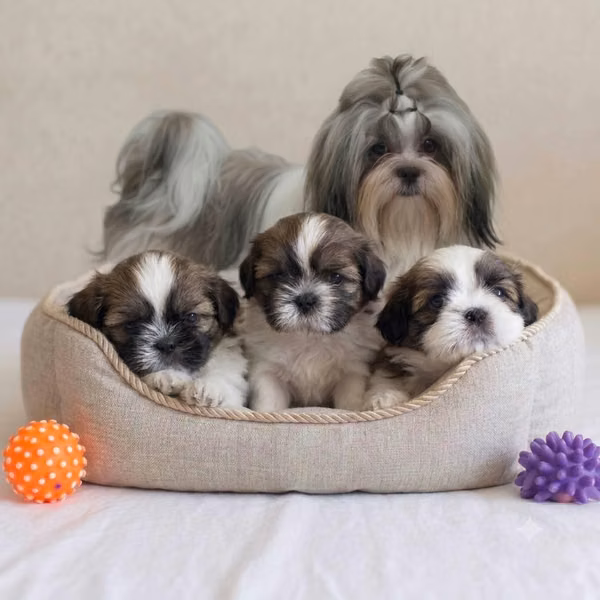 Shih Tzu hembra y Machos