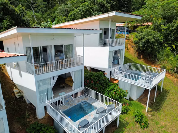 Modern Ocean-View Villas in Playa Pita, Three Private Villas with One- and Two-Bedroom Configurations