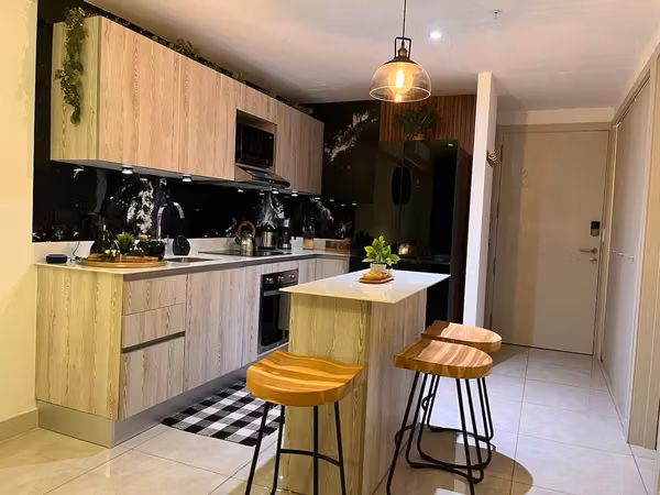 Se vende apartamento amueblado en Nucleo Sabana